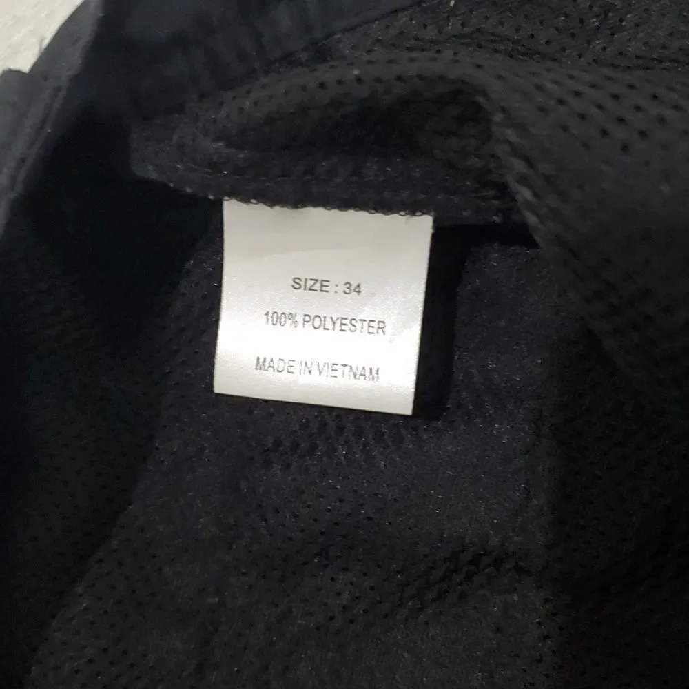 Reel Legends Mens Black Outdoors Performance Pants Polyester, Size 34